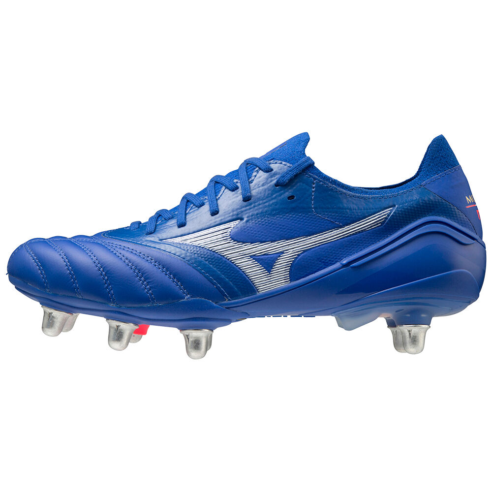 Mens Mizuno Morelia Neo 3 beta Elite SI Soccer Cleats Blue/White Philippines (AJIQNF032)